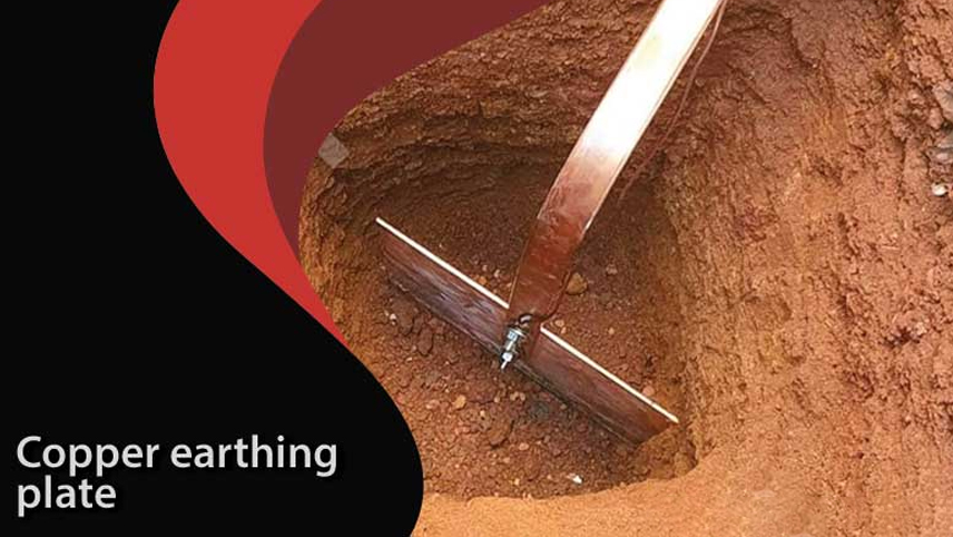 Copper Earthing Plate